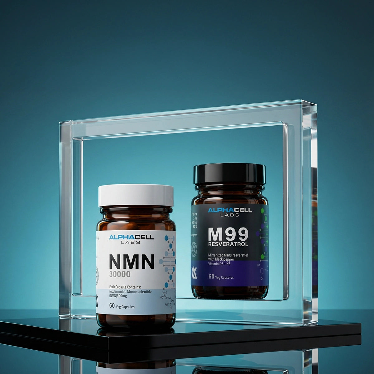Longevity Pack - NMN 500mg and M99 Resveratrol